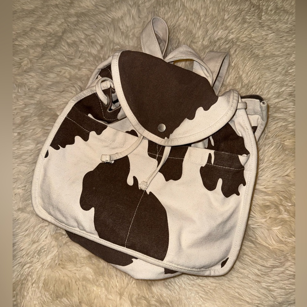 Baggu - Drawstring Backpack - Cow Brown - image 3